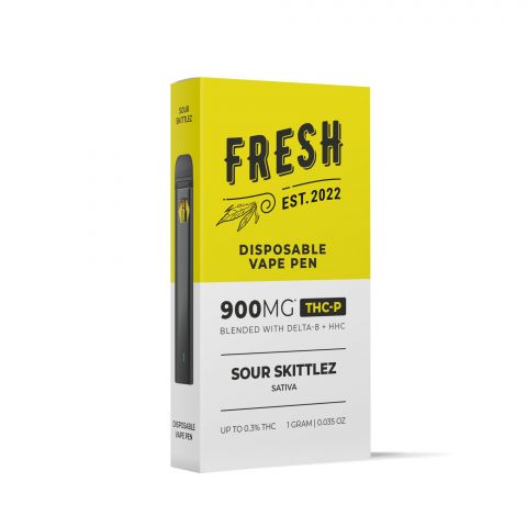 Sour Skittlez Vape Pen - THCP Disposable 900mg Fresh Best Sales Price - Vape Pens