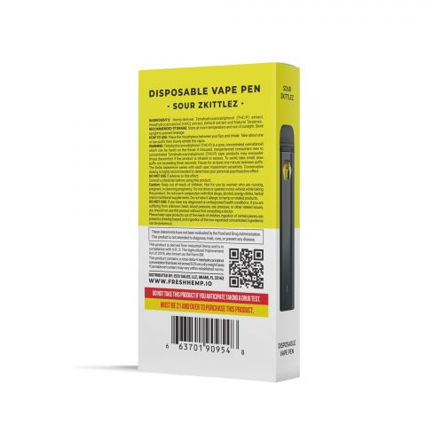 Sour Skittlez Vape Pen - THCP Disposable 900mg Fresh Best Sales Price - Vape Pens