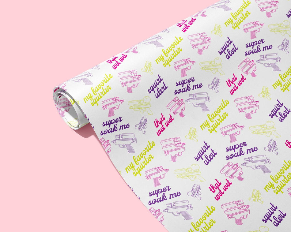 🔫 Squirt Alert Naughty Wrapping Paper Best Sales Price - Accessories