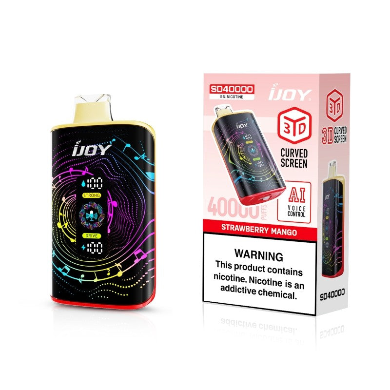 iJOY Bar SD40000 AI Voice Control Disposable Vape 20ml 5%