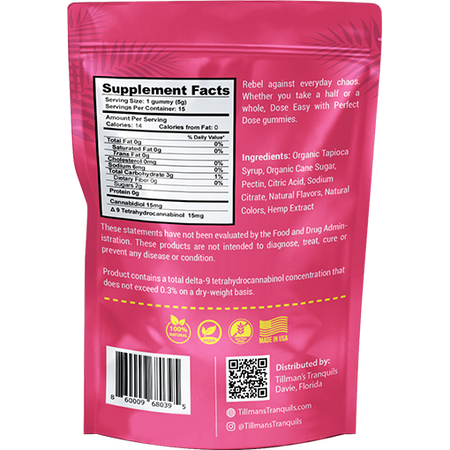 Tillmans Tranquils Strawberry Lemonade THC Gummies Best Sales Price - Gummies