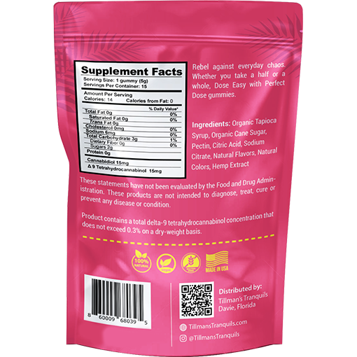 Tillmans Tranquils Strawberry Lemonade THC Gummies Best Sales Price - Gummies