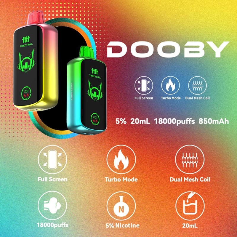 THATTHAT Dooby 18000 Disposable  Vape (5%, 18000 Puffs)