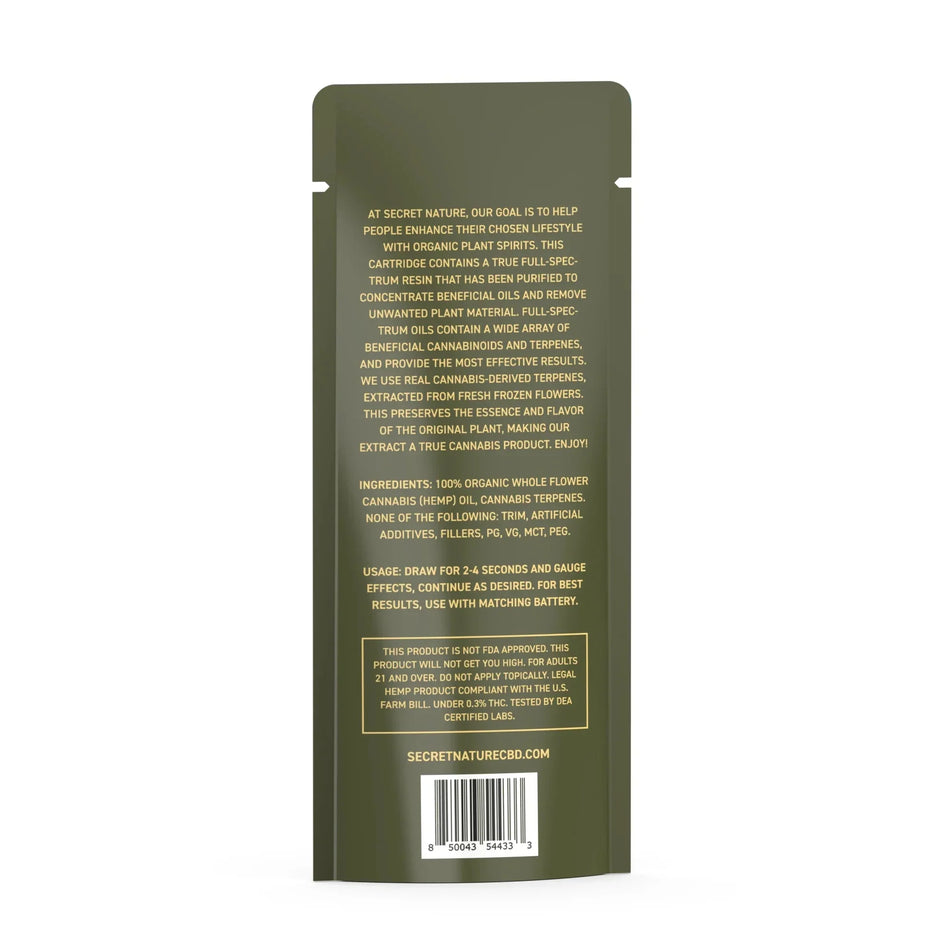 Secret Nature THCV Disposable Vapes