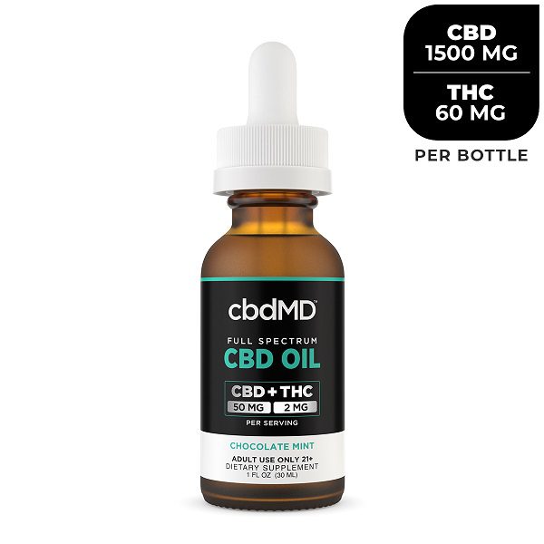 cbdMD Full Spectrum CBD Oil Tincture 30mL Best Sales Price - Tincture Oil