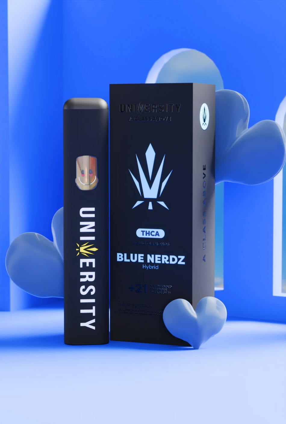 Blue Nerdz – THCA Liquid Diamonds Disposable Vape