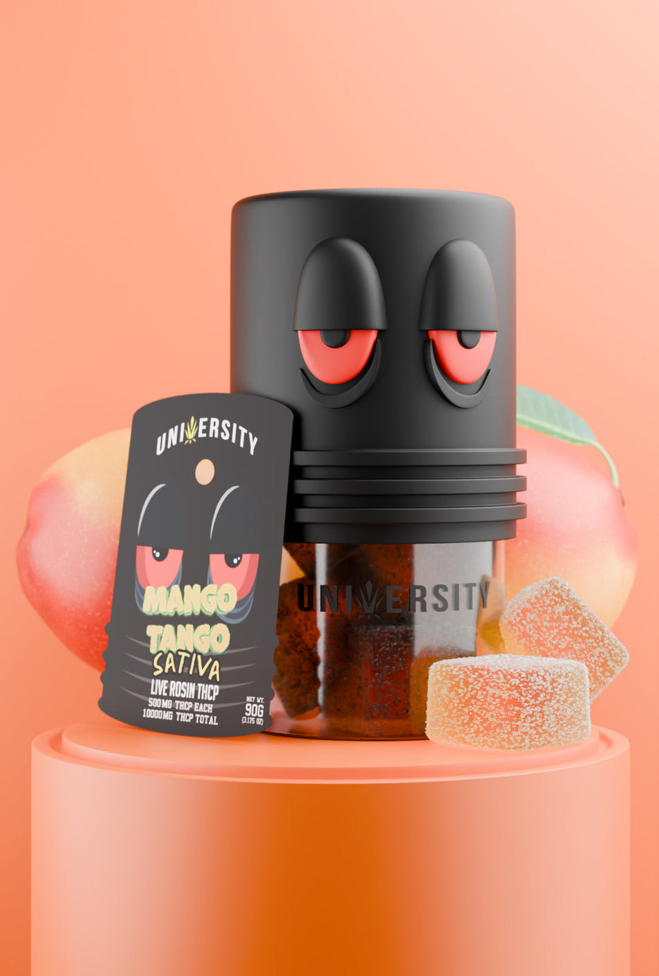 Mango Tango – THCP Live Rosin Premium Gummies