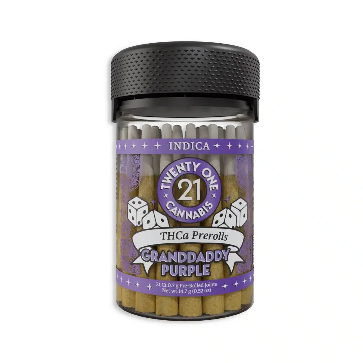 Twenty One THC-A Pre-Rolls 14.7g 21pcs Best Sales Price - Pre-Rolls