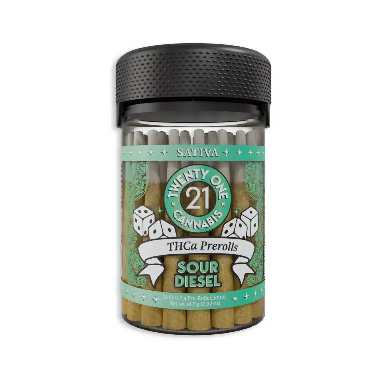 Twenty One THC-A Pre-Rolls 14.7g 21pcs Best Sales Price - Pre-Rolls