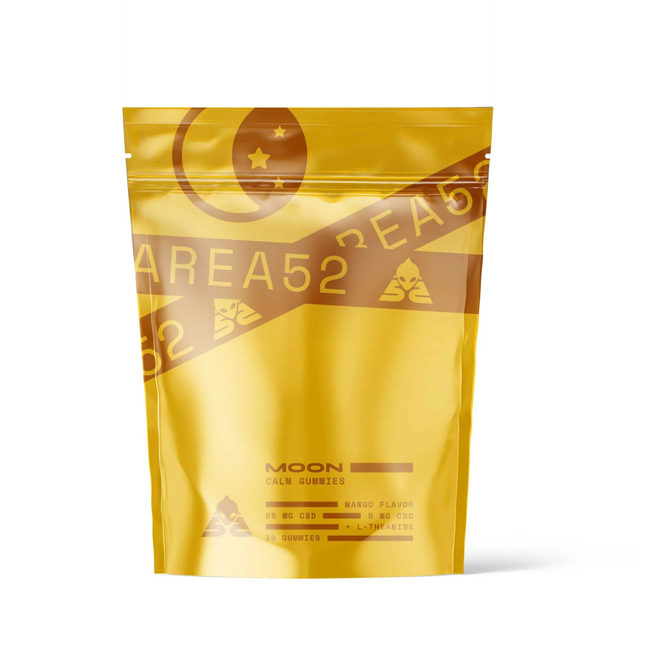 Area 52 | Moon Calm CBC + CBD Gummies - 25mg Best Sales Price - Gummies