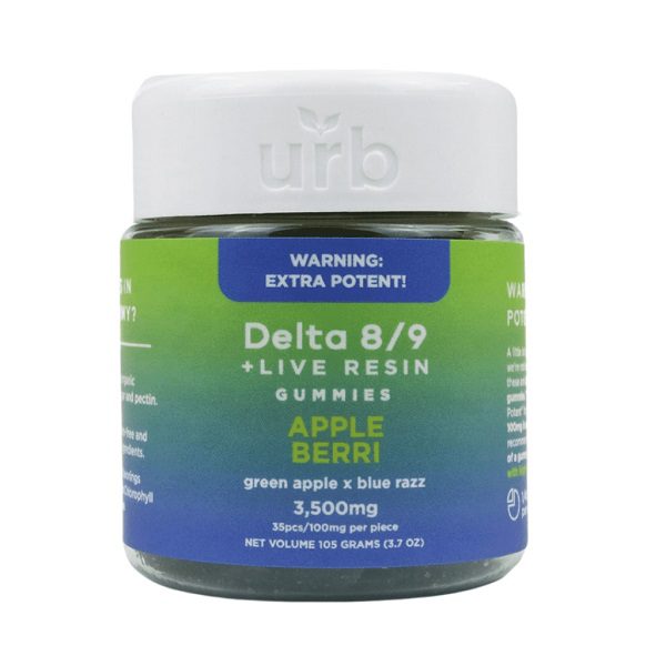 URB Delta 8 | Delta 9 Gummies 3500mg Best Sales Price - Gummies