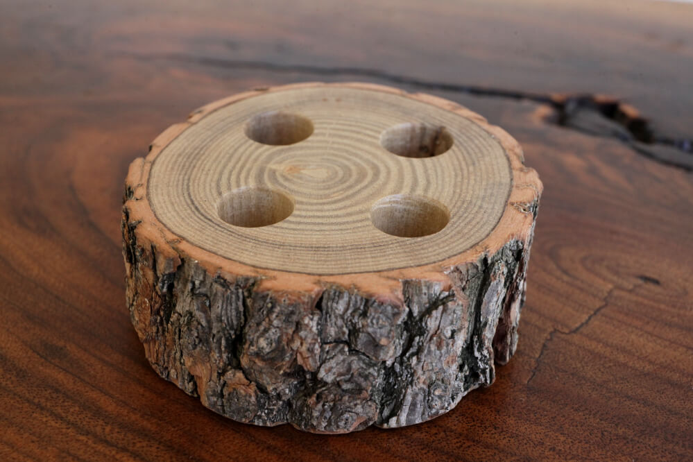 O2 Vape Vape Pen Stands: Handcrafted Natural Wood Best Sales Price - Accessories