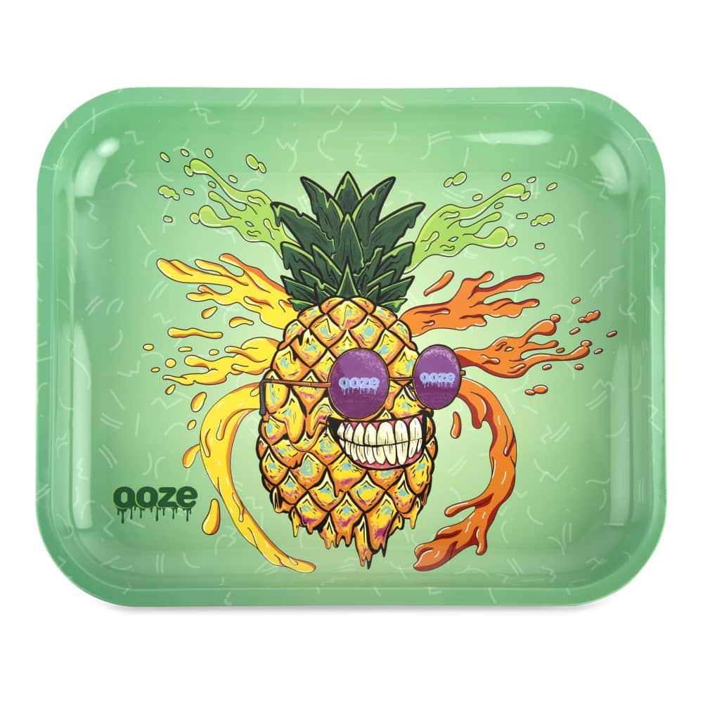 Ooze Rolling Tray - Metal - Large Best Sales Price - Rolling Papers & Supplies