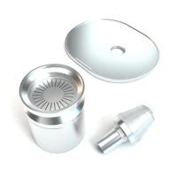 Stundenglass Polished Silver Gravity Flip Bong Best Sales Price - Bongs