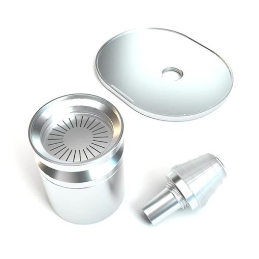 Stundenglass Polished Silver Gravity Flip Bong Best Sales Price - Bongs