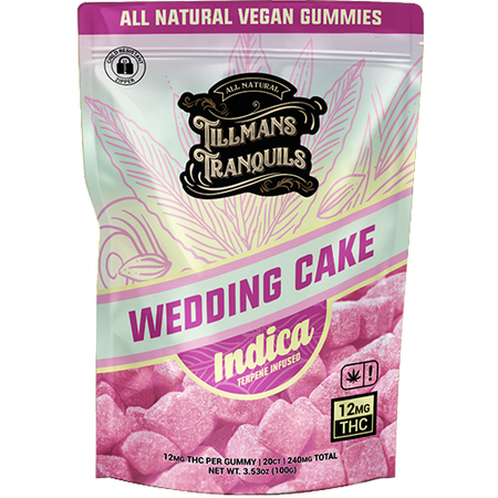 Tillmans Tranquils Wedding Cake Delta 9 THC Gummies 240mg – Indica Best Sales Price - Gummies
