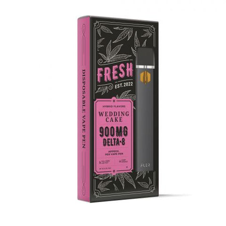 Wedding Cake Pen Delta 8 THC Fresh Brand 900MG Best Sales Price - Vape Pens