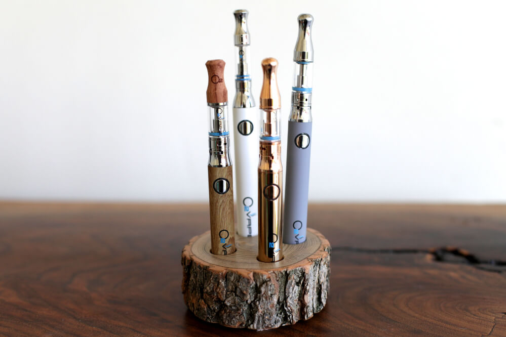 O2 Vape Vape Pen Stands: Handcrafted Natural Wood Best Sales Price - Accessories