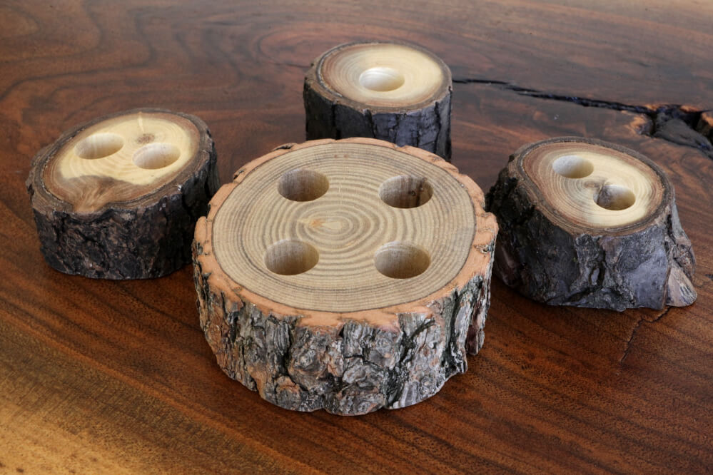 O2 Vape Vape Pen Stands: Handcrafted Natural Wood Best Sales Price - Accessories