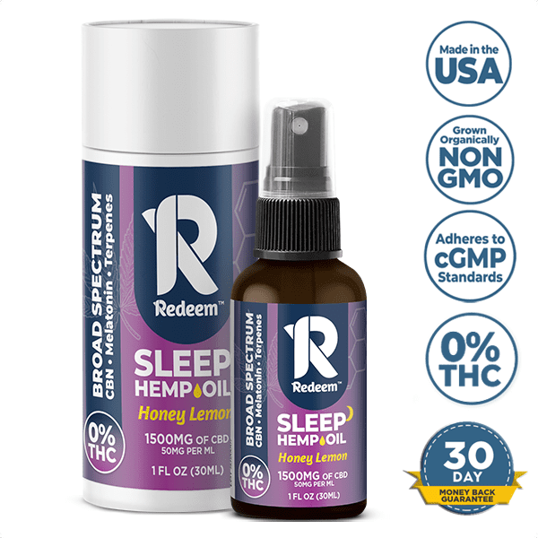Redeem CBD Pain Cream and CBD Sleep Tincture Bundle Best Sales Price - Tincture Oil