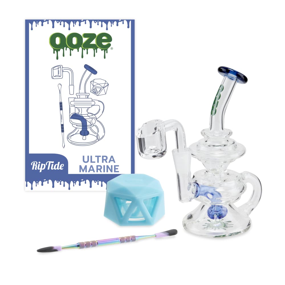 Ooze Rip Tide Mini Recycler Dab Rig Kit Best Sales Price - Dab Rigs