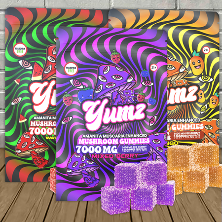 Yumz Lab Amanita Muscaria Mushroom Gummies 7000mg Best Sales Price - Gummies