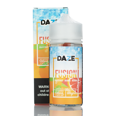 7 Daze Fusion ICED - No Nicotine Vape Juice - 100ml Best Sales Price - eJuice