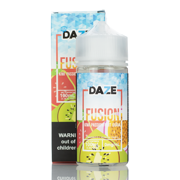 7 Daze Fusion ICED - No Nicotine Vape Juice - 100ml Best Sales Price - eJuice