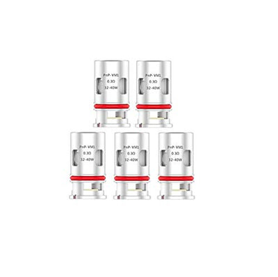 VooPoo PnP VM1 Mesh Coil 0.3ohm Atomizer Head Pack of 5 Best Sales Price - Accessories