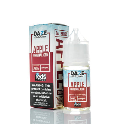 7 Daze TFN Salt Series Reds Apple ICED eJuice 30ml (30mg) Best Sales Price - eJuice