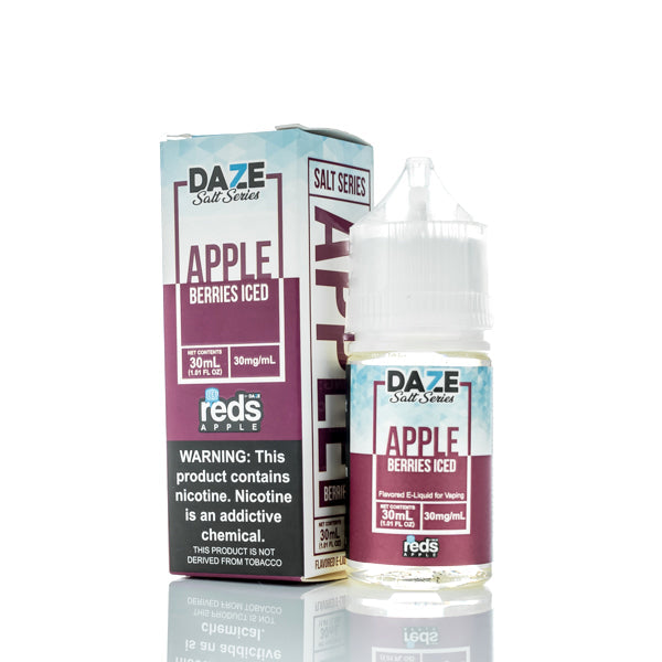 7 Daze TFN Salt Series Reds Apple Juice Berries Iced30ml (30mg) Best Sales Price - eJuice