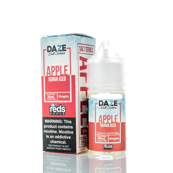 7 Daze TFN Salt Series Reds Apple eJuice Guava Iced 30ml (50mg) Best Sales Price - eJuice