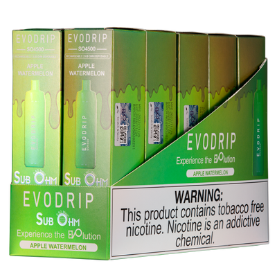 Apple Watermelon EVODRIP SO4500 Best Sales Price - Disposables