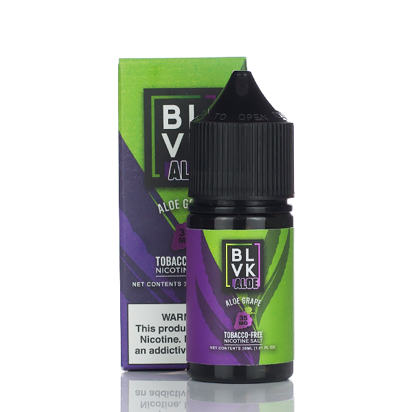 BLVK Aloe TFN Salt Aloe Grape 30ml (50mg) Best Sales Price - Salt Nic Vape Juice