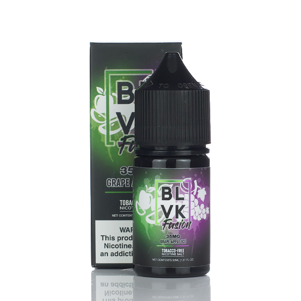 BLVK Fusion TFN Salt Grape Apple Ice 30ml (50mg) Best Sales Price - Salt Nic Vape Juice