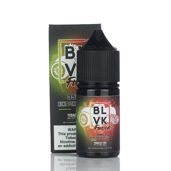 BLVK Fusion TFN Salt Kiwi Pom Berry Ice 30ml (50mg) Best Sales Price - Salt Nic Vape Juice