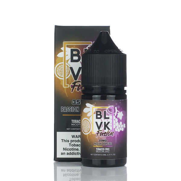 BLVK Fusion TFN Salt Passion Grape Ice 30ml (50mg) Best Sales Price - Salt Nic Vape Juice