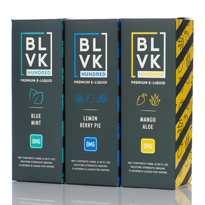 BLVK Hundred No Nicotine Vape Juice 100ml (Lemon Berry Pie) Best Sales Price - eJuice