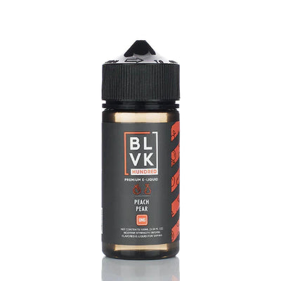 BLVK Hundred No Nicotine Vape Juice 100ml (Peach Pear) Best Sales Price - eJuice