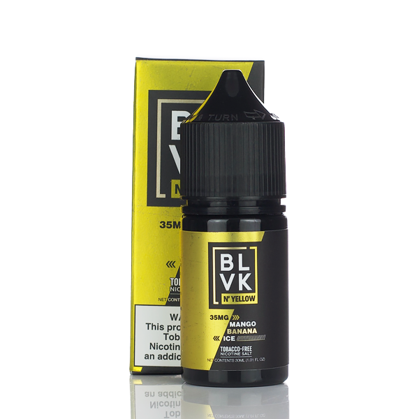 BLVK n'Yellow Salt Mango Banana Ice 30ml (50mg) Best Sales Price - Salt Nic Vape Juice