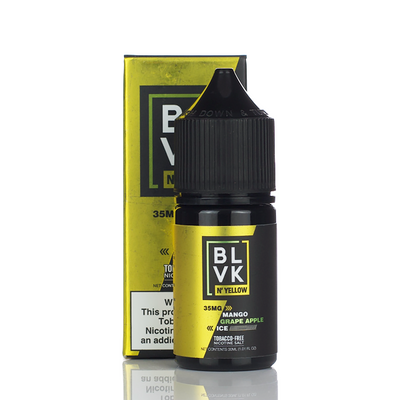 BLVK n'Yellow Salt Mango Green Apple Ice 30ml (50mg) Best Sales Price - Salt Nic Vape Juice