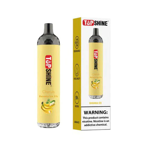 Banana Ice Top Shine Cherub Disposable Vape 4500 Puffs Best Sales Price - Disposables