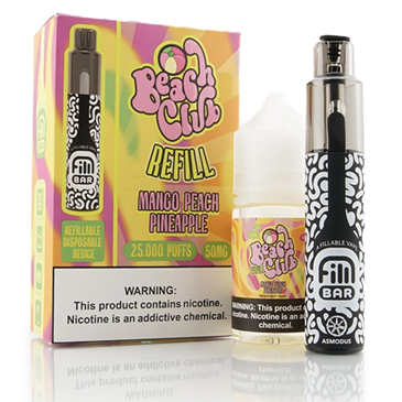 Beach Club Mango Peach Pineapple Fill Bar Disposable Vape Kit Best Sales Price - eJuice