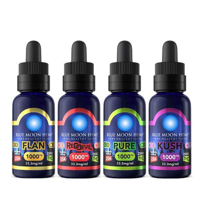 Blue Moon Hemp CBD Vape E-Juice 30ml 1000mg Best Sales Price - eJuice