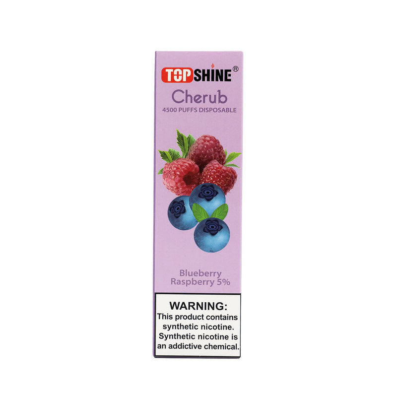 Blueberry Raspberry Top Shine Cherub Disposable Vape 4500 Puffs Best Sales Price - Disposables