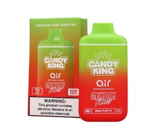 Candy King Air 6000 Puffs TFN Disposable Vape 13ML Strawberry Rolls Best Sales Price - Disposables