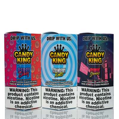 Candy King No Nicotine Vape Juice 100ml Berry Dweebz Best Sales Price - eJuice