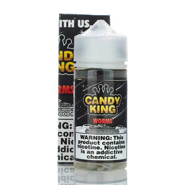 Candy King No Nicotine Vape Juice 100ml Worms Best Sales Price - eJuice