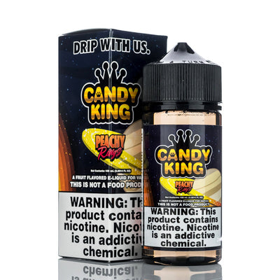 Candy King Peachy Rings 100ml 3mg Best Sales Price - eJuice