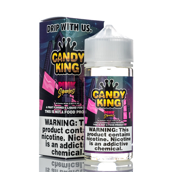 Candy King Pink Squares 100ml 3mg Best Sales Price - eJuice